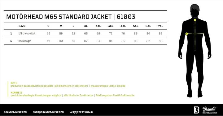 Produktbild Brandit Motörhead M65 Jacket - 22563