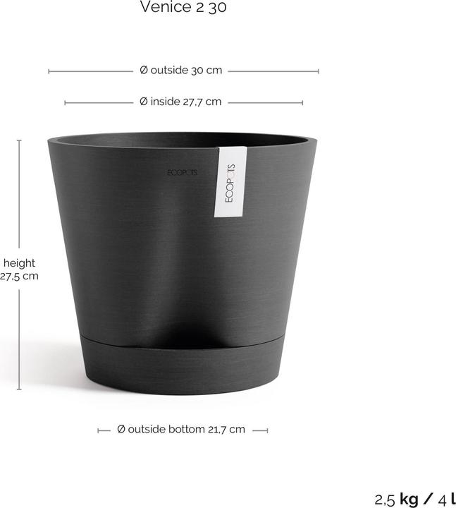 Produktbild Ecopots Venice 2 (30 x 27.50 cm)