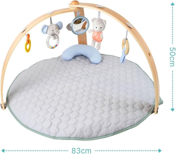 Immagine prodotto Hermex Baby-Spielmatte Spieldecke Krabbeldecke mit Spielbogen Activity Decke