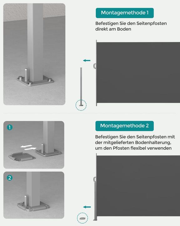 Image du produit Songmics Seitenmarkise (1.80 m)