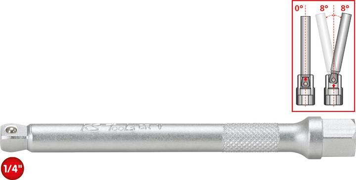 Produktbild KS Tools 1/2" Bit-Stecknuss lang