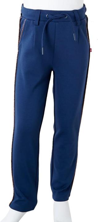 Actual product image VidaXL Children's trousers with drawstring navy blue 140,colour (140)