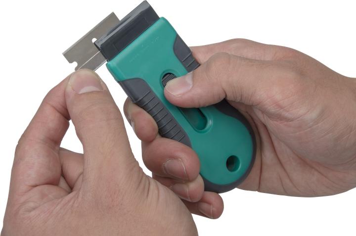 Productafbeelding wolfcraft 1 plastic schraper 2 K 38mm mes (Snijders)