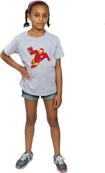 Image du produit - T-shirt IRON MAN SIMPLE - Fille (128)