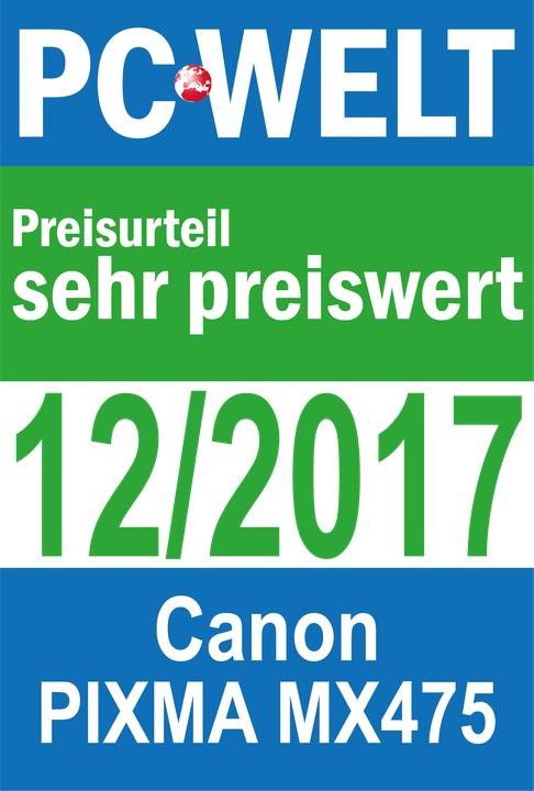 Actual product image Canon Pixma Mx475 (Ink, Colour)