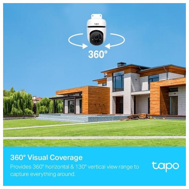 Actual product image TP-Link Tapo C520WS 4MP 360° outdoor camera MicroSD (2560 x 1440 Pixels)