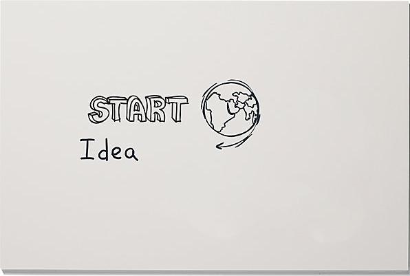 Image du produit kaiserkraft Tableau blanc sans cadre (148 x 98 cm)