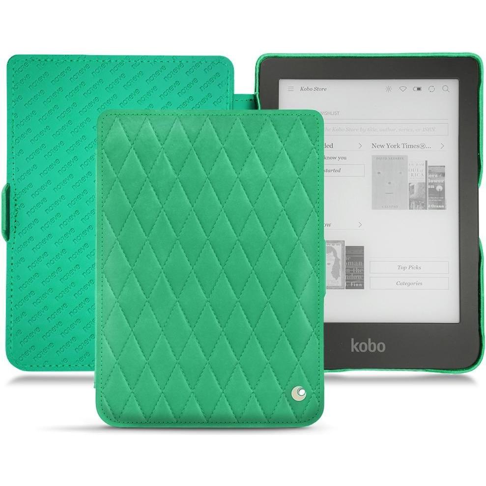 Noreve Lederschutzhülle horizontal (Clara HD), Tablet Hülle, Grün