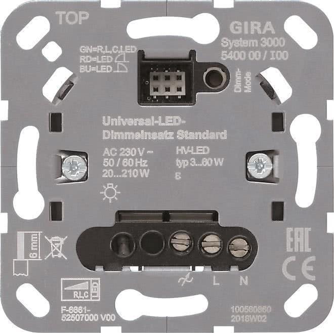 Gira System 3000 Universal LED 540000 Standard Dimmeinsatz