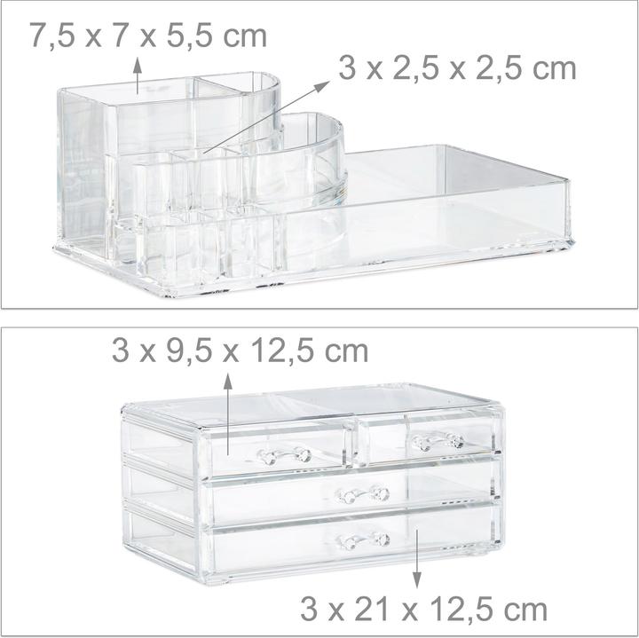 Productafbeelding Relaxdays Make-up organisator
