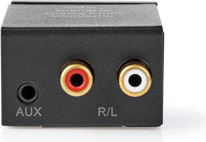 Produktbild Nedis Digital Audio Converter 1-Way Connection Input: 1x Digital RCA / 1x TosLink Connection Output: (0.05 m, Optisch)