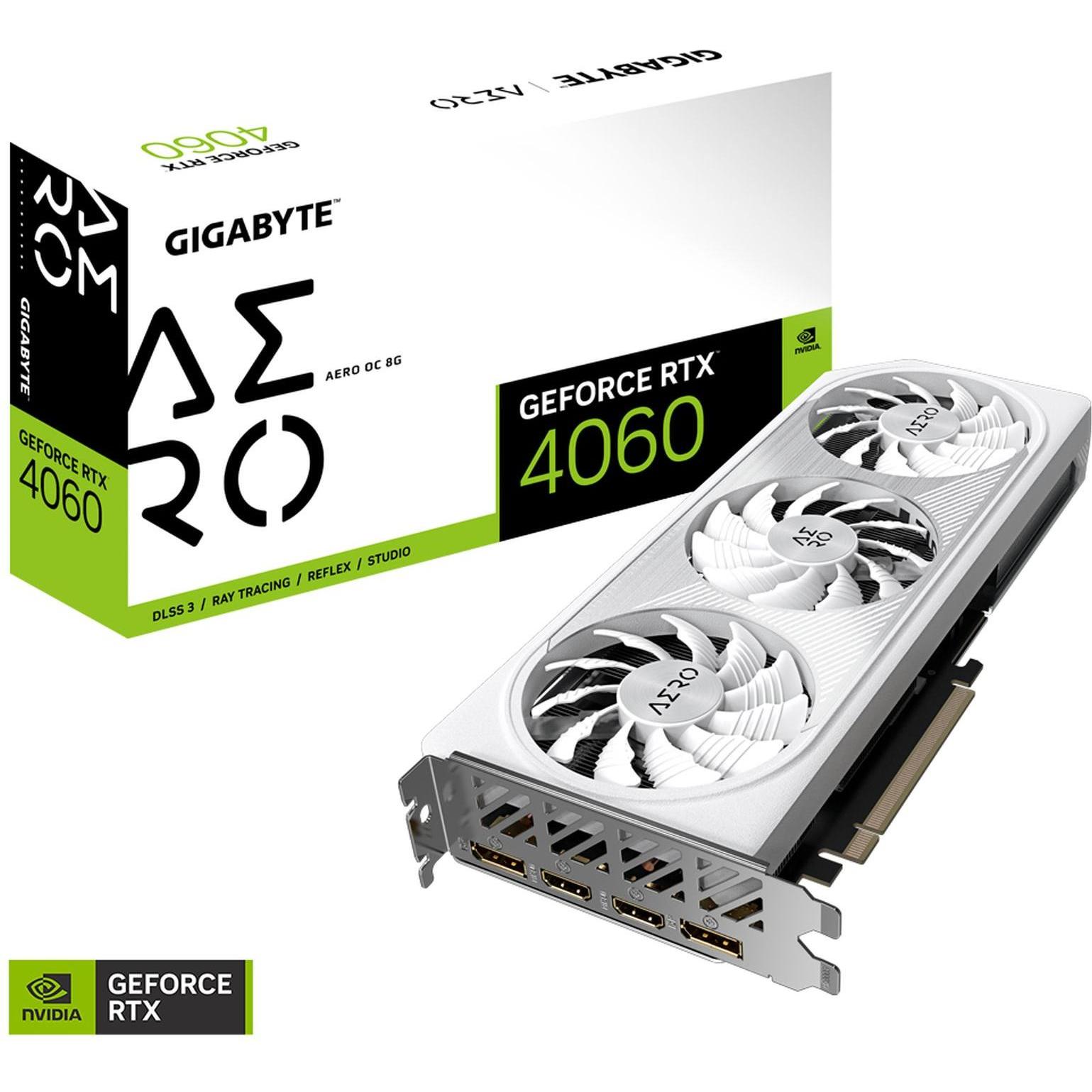 Gigabyte GeForce RTX 4060 AERO OC (8 GB), Grafikkarte
