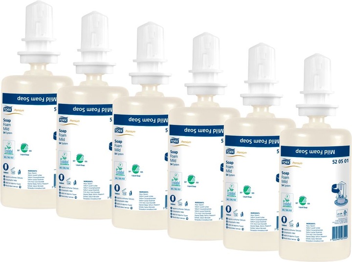 Actual product image Tork Mild 520501 (Liquid soap, 1000 ml)