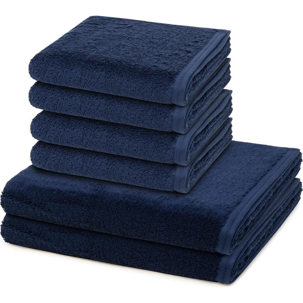 Vossen, Frotteewäsche, 6er Pack Vegan Life 4 X Handtuch 2 X Duschtuch im Set