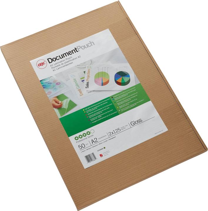 Image du produit GBC Films de plastification de qualité supérieure (A2, 50 pcs, 125 µm)