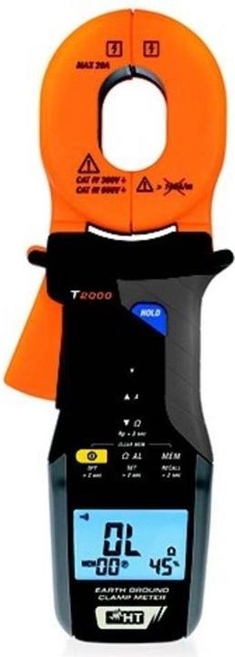 Image du produit HT Instruments T2000 Étalonné selon l'ISO (CAT III 250V, Ampèremètre à pince)