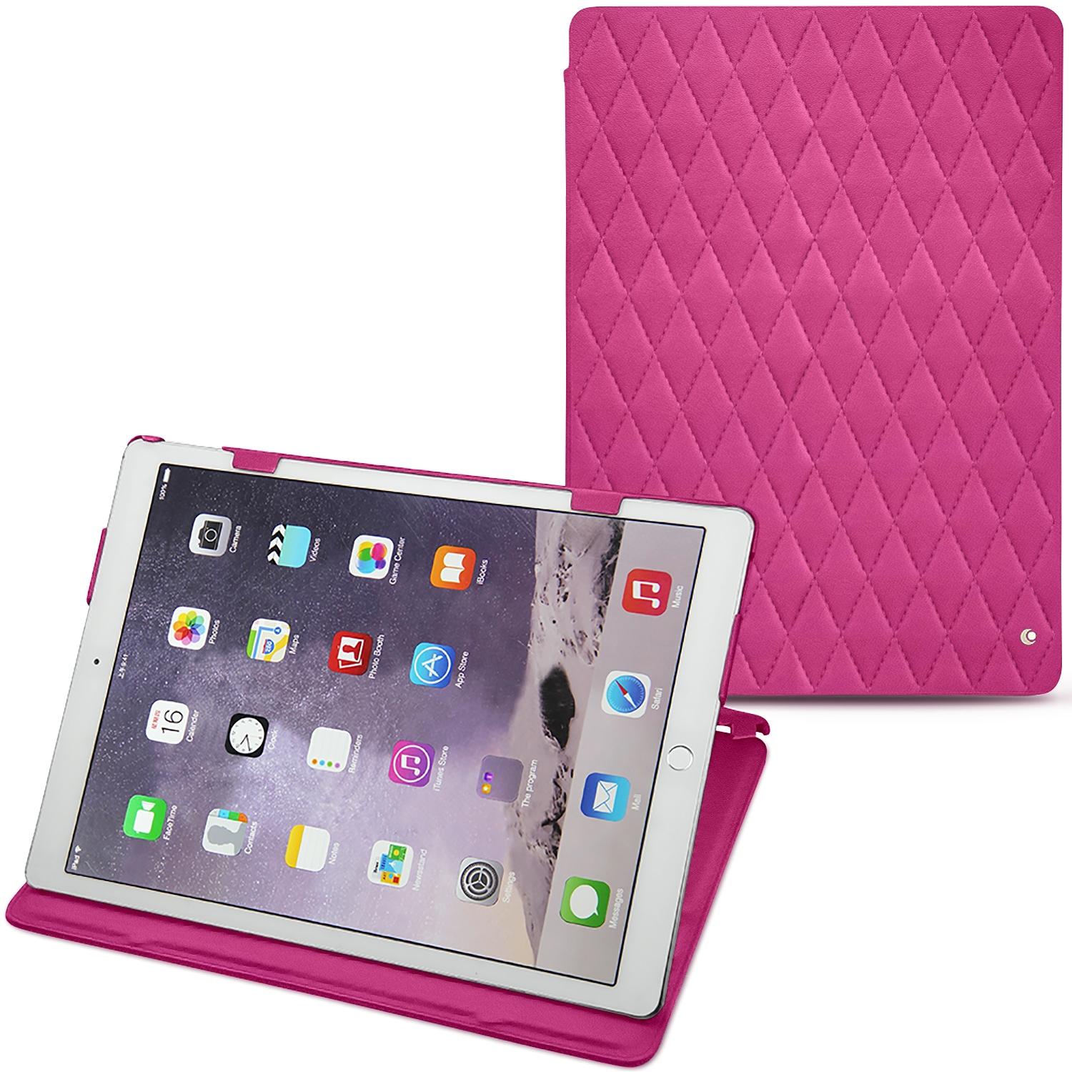 Noreve Lederschutzhülle horizontal (iPad Pro 12.9 2017 (2. Gen)), Tablet Hülle, Rosa