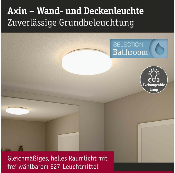 Image du produit Paulmann Deckenleuchte Axin (E27)