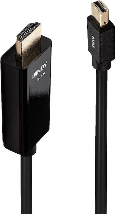 Actual product image Lindy Mini DisplayPort — HDMI (Typ A) (1 m, DisplayPort, HDMI)