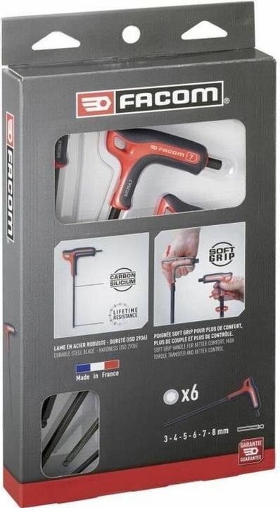 Actual product image Facom Hexagon socket screwdriver set with T-handle