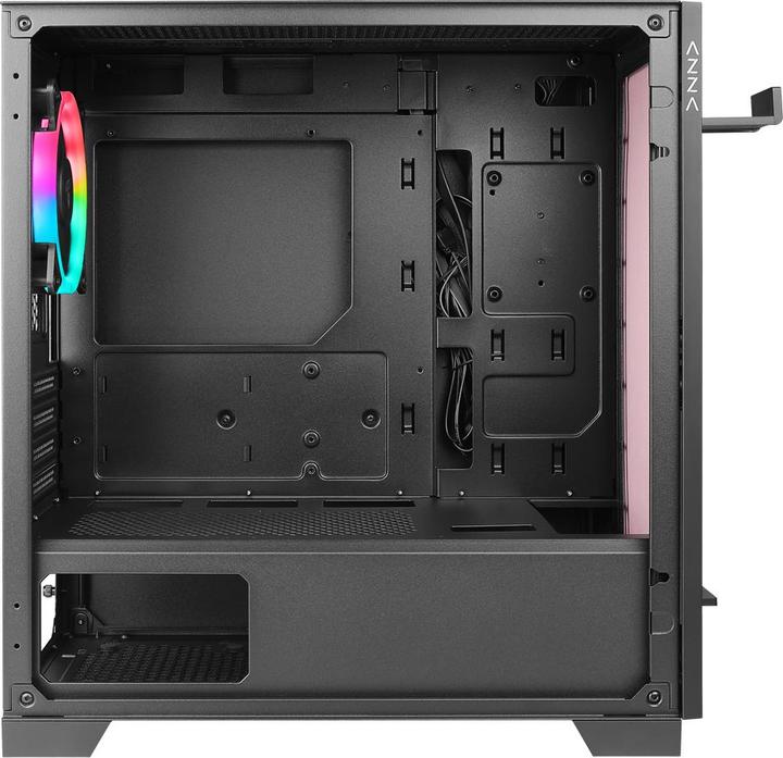 Actual product image Azza Elise 140 GAMING MATX Black CSAZ-140 (ITX, mATX)