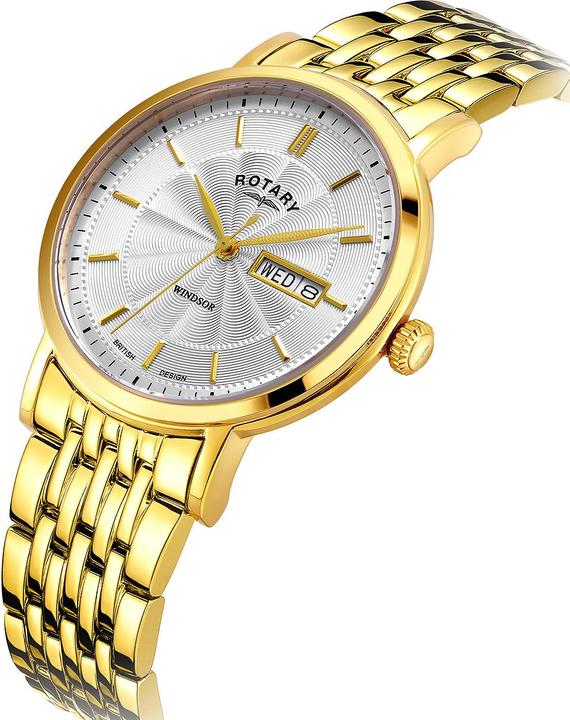 Produktbild Rotary GB05423/02 Windsor Herren 37mm 5ATM (Analoguhr, 37 mm)