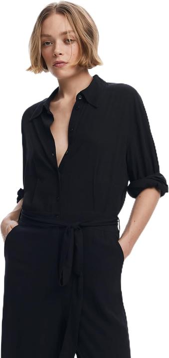 Desigual Jumpsuit Lirio jeans voor dames, Zwart, XL (XL)