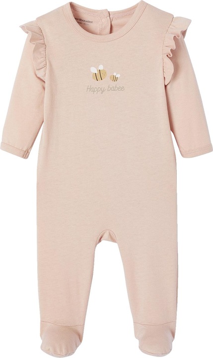 Actual product image Vertbaudet Bio-Kollektion: 2er-Pack Baby Strampler mit Bienen (68)