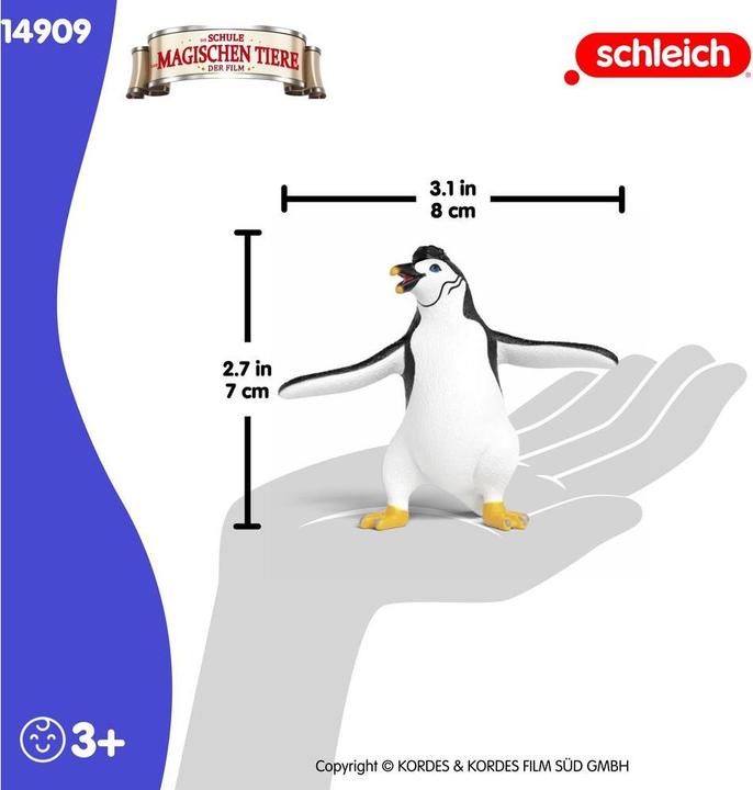 Actual product image Schleich Yuri the penguin