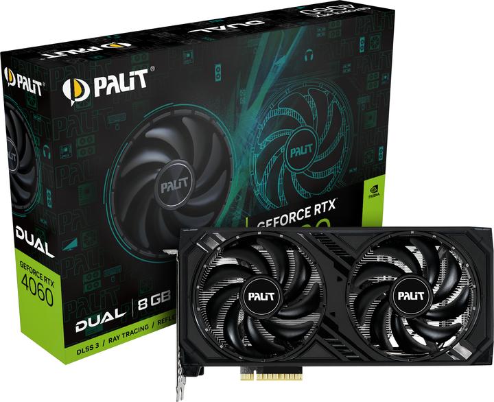 Actual product image Palit GEFORCE RTX 4060 DUAL (8 GB)