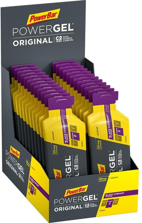 Actual product image Powerbar PowerGel Original (Black currant, Caffeine, 24 pcs., 41 g)