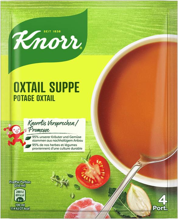 Image du produit Knorr Soupe Oxtail en sachet, soupe de queue de boeuf prêtes à l'emploi classiques