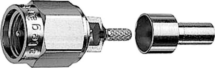 Actual product image Telegärtner J01150B0601 J01150B0601 SMA connector plug, straight 50? 1 pc.