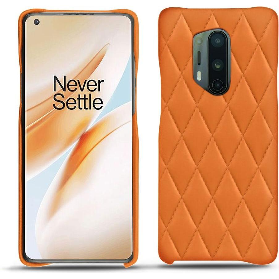 Noreve Lederschutzhülle (OnePlus 8 Pro), Smartphone Hülle, Orange
