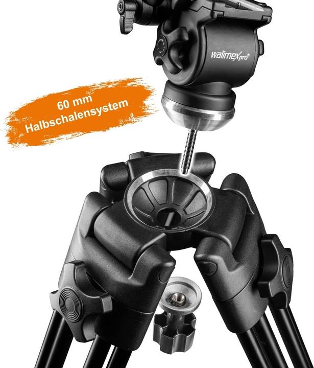 Produktbild Walimex pro Pro EI-717 Videostativ 133cm (Metall)