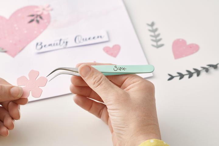 Actual product image Sizzix Tool for making curved tweezers with fine tip
