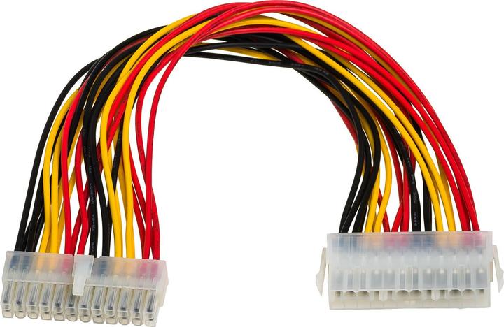 Produktbild Akyga AK-CA-09, 0,3 m, ATX (24-pin), ATX (24-pin), Gerade, Gerade, 115 mm (30 cm)