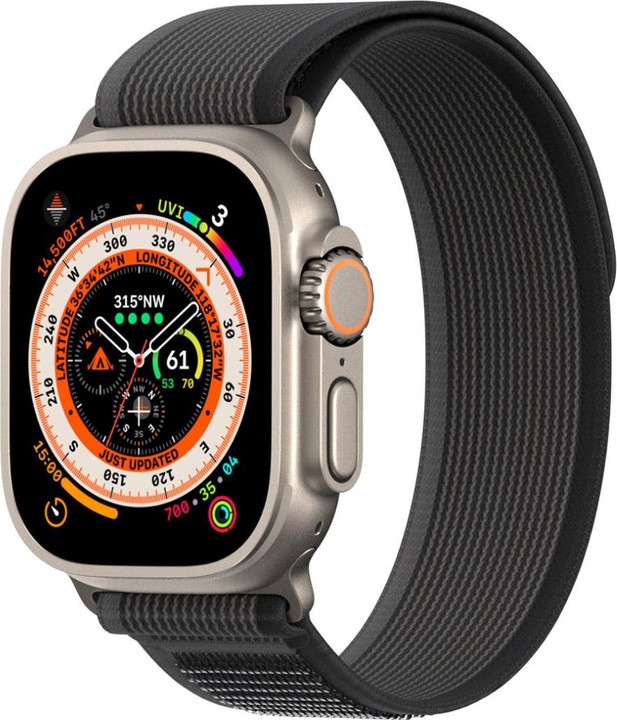 Actual product image Dux Ducis Sports Strap (44 mm, 45 mm, 42 mm, 49 mm, Nylon, Apple Watch Ultra, Apple Watch Series 2, Apple Watch Series 3, Apple Watch Series 1, Apple Watch Series 4, Apple Watch Series 5, Apple Watch Series 6, Apple Watch Series 7, Apple Watch Series 8, Apple Watch Series 9, Apple Watch SE, Apple Watch Ultra 2)
