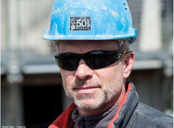 Image du produit Bollé Rush + Safety Glasses, Smoke