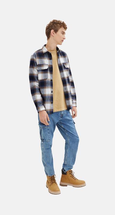 Actual product image Tom Tailor Shirt Oversized-T-Shirt mit Rundhalsausschnitt aus Baumwolljersey (XL)