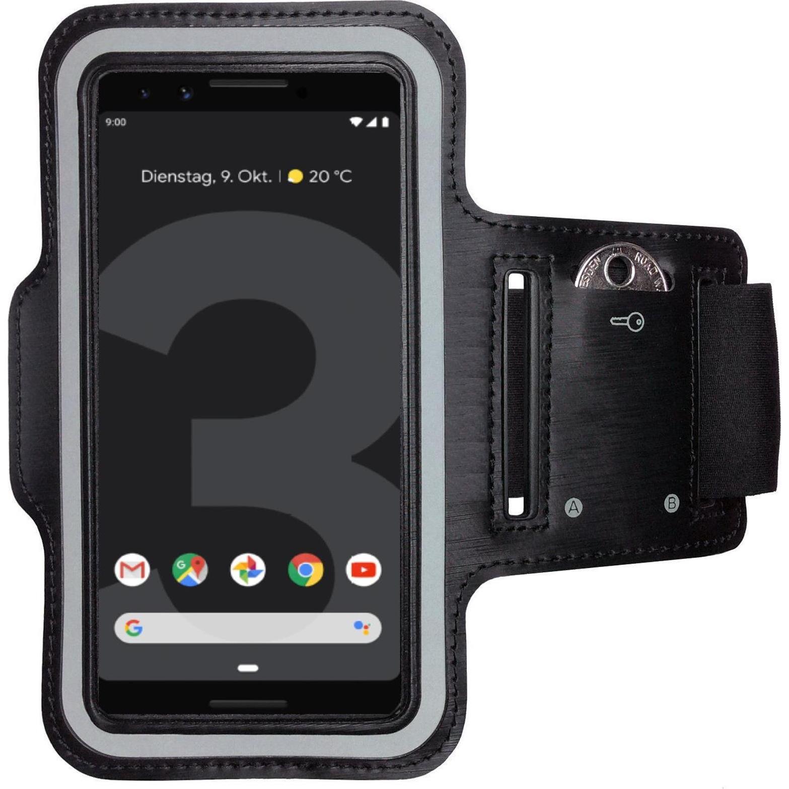 CoverKingz Sportarmband für Google Pixel 3, Smartphone Sportarmband, Schwarz