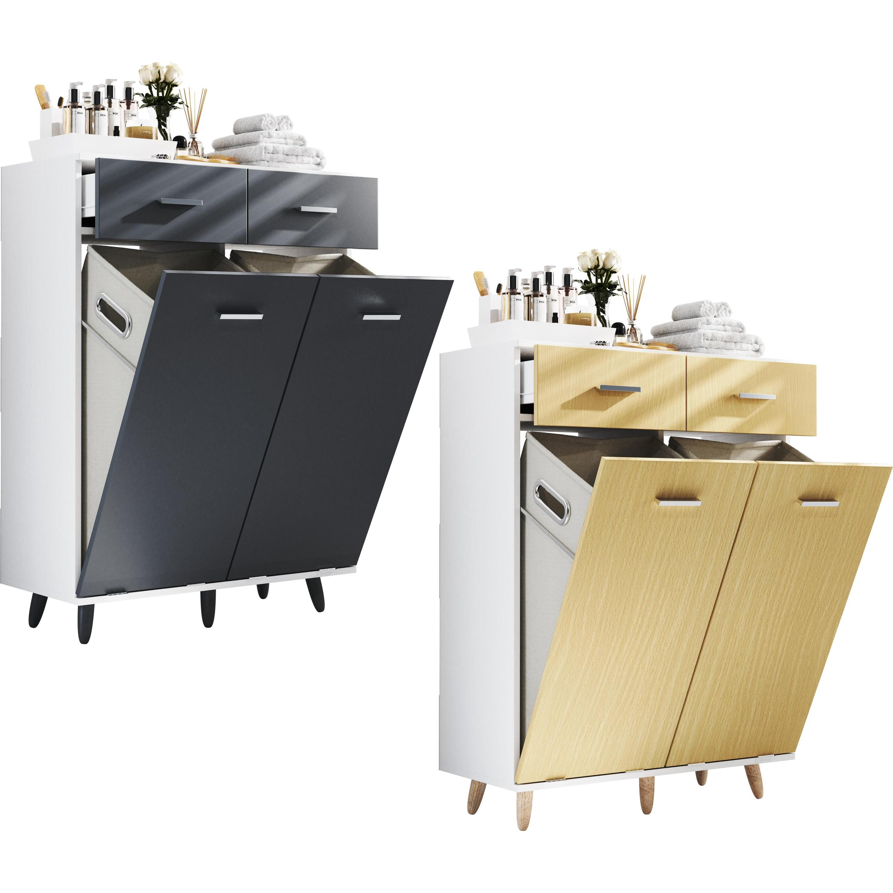 Thumbnail - VCM, Badezimmerschrank, Landos L (79 x 35 x 97 cm)