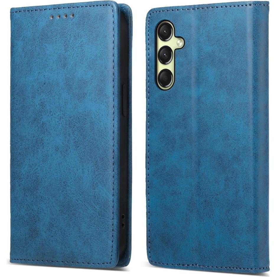 Cover-Discount Galaxy A16 - Flip Case mit RFID Blocker (Samsung Galaxy A16), Smartphone Hülle, Blau