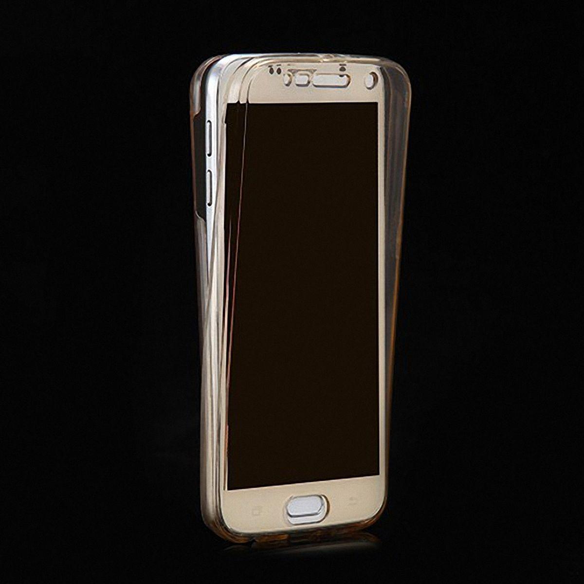 König Design Sony Xperia XA Full Body 360 Silikon Schutzhülle Handyhülle Case Hülle Gold (Sony Xperia XA), Smartphone Hü...