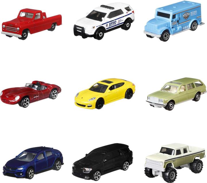 Actual product image Matchbox Cars - Set of 9