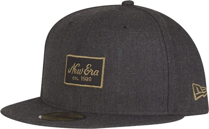 Produktbild New Era 59Fifty Fitted Cap - HEATHER SCRIPT schwarz - 7 3/8 (7 3/8)