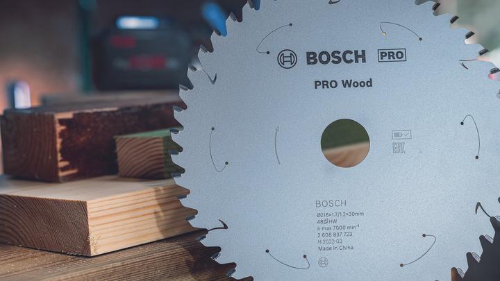 Produktbild Bosch Professional Zubehör PRO Wood cordless Kreissägeblatt, 216 x 1,7 x 30 mm