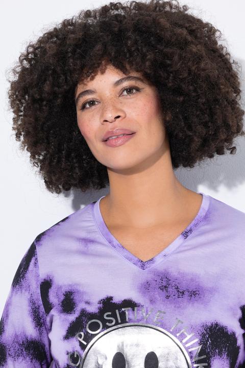 Produktbild Angel of Style T-Shirt, Regular Fit, glänzender Smiley (42)