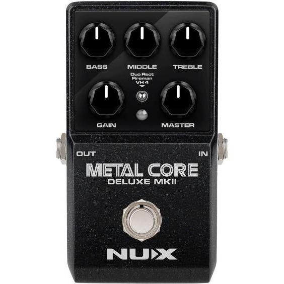 NUX Effektgerät Metal Core Deluxe MKII Preamp Pedal mit Netzteil, Effektgerät