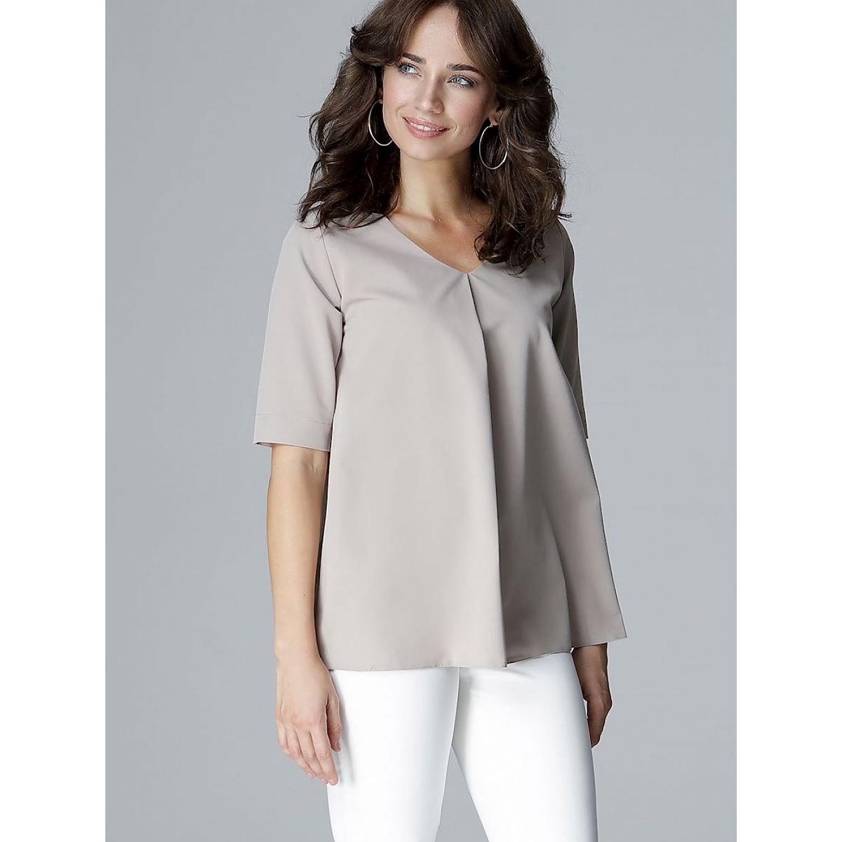 Lenitif, Bluse, Bluse, Beige, (XL)